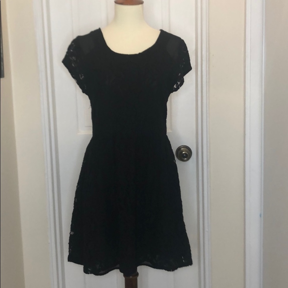 UA Coincidence and Chance black lace Mesh dress